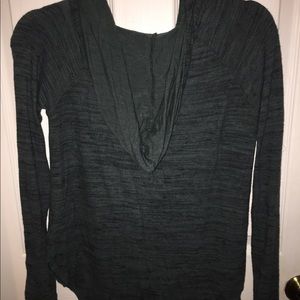 AMERICAN EAGLE LONG SLEEVE LACE UP SHIRT